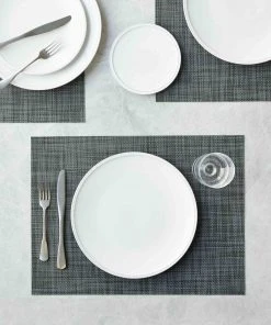 Lulu And Georgia Outdoor Collection Chilewich Mini Basketweave Rectangle Placemat (Set Of 4)
