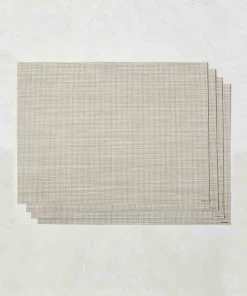 Lulu And Georgia Outdoor Collection Chilewich Mini Basketweave Rectangle Placemat (Set Of 4)
