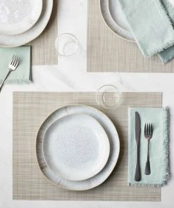 Lulu And Georgia Outdoor Collection Chilewich Mini Basketweave Rectangle Placemat (Set Of 4)