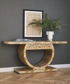 Lulu And Georgia New Chloe Burl Wood Console Table