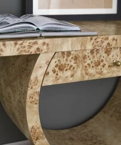 Lulu And Georgia New Chloe Burl Wood Console Table