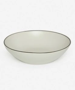 Lulu And Georgia Augusta Pasta Bowls (Set Of 6), Natural/Black By Costa Nova Artful Proportions Collection 2 Lulu And Georgia Augusta Pasta Bowls (Set Of 6), Natural/Black By Costa Nova Artful Proportions Collection
