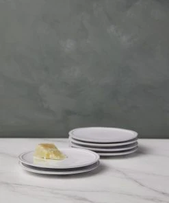 Lulu And Georgia Kitchen + Dining Friso Bread Plates (Set Of 6) By Costa Nova