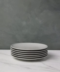 Lulu And Georgia Kitchen + Dining Friso Dinner Plates (Set Of 6) By Costa Nova