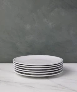 Lulu And Georgia Kitchen + Dining Friso Dinner Plates (Set Of 6) By Costa Nova
