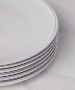 Lulu And Georgia Kitchen + Dining Friso Dinner Plates (Set Of 6) By Costa Nova