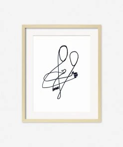 Lulu And Georgia 'Love' Print By Damienne Merlina Walls