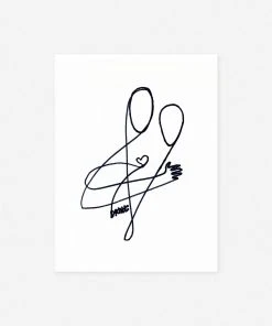 Lulu And Georgia 'Love' Print By Damienne Merlina Walls