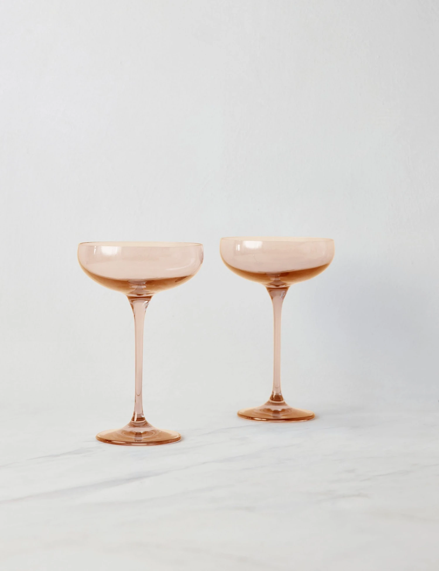EstelleColoredGlassChampagneCoupes_Cobalt_Setof2_1_1.jpg Lulu And Georgia Curved + Rounded Estelle Champagne Coupes (Set Of 2)