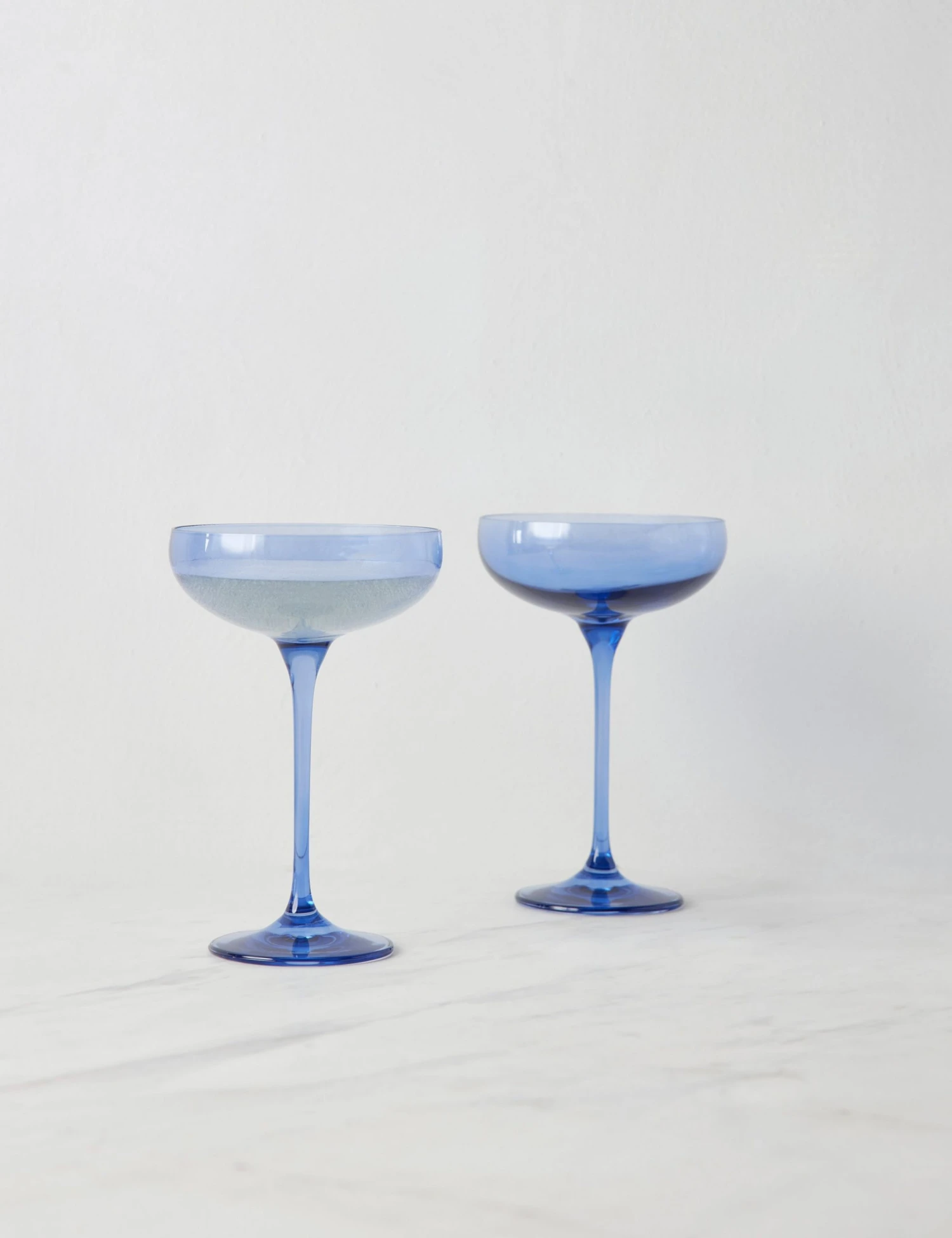 EstelleColoredGlassChampagneCoupes_Cobalt_Setof2_37.jpg Lulu And Georgia Curved + Rounded Estelle Champagne Coupes (Set Of 2)