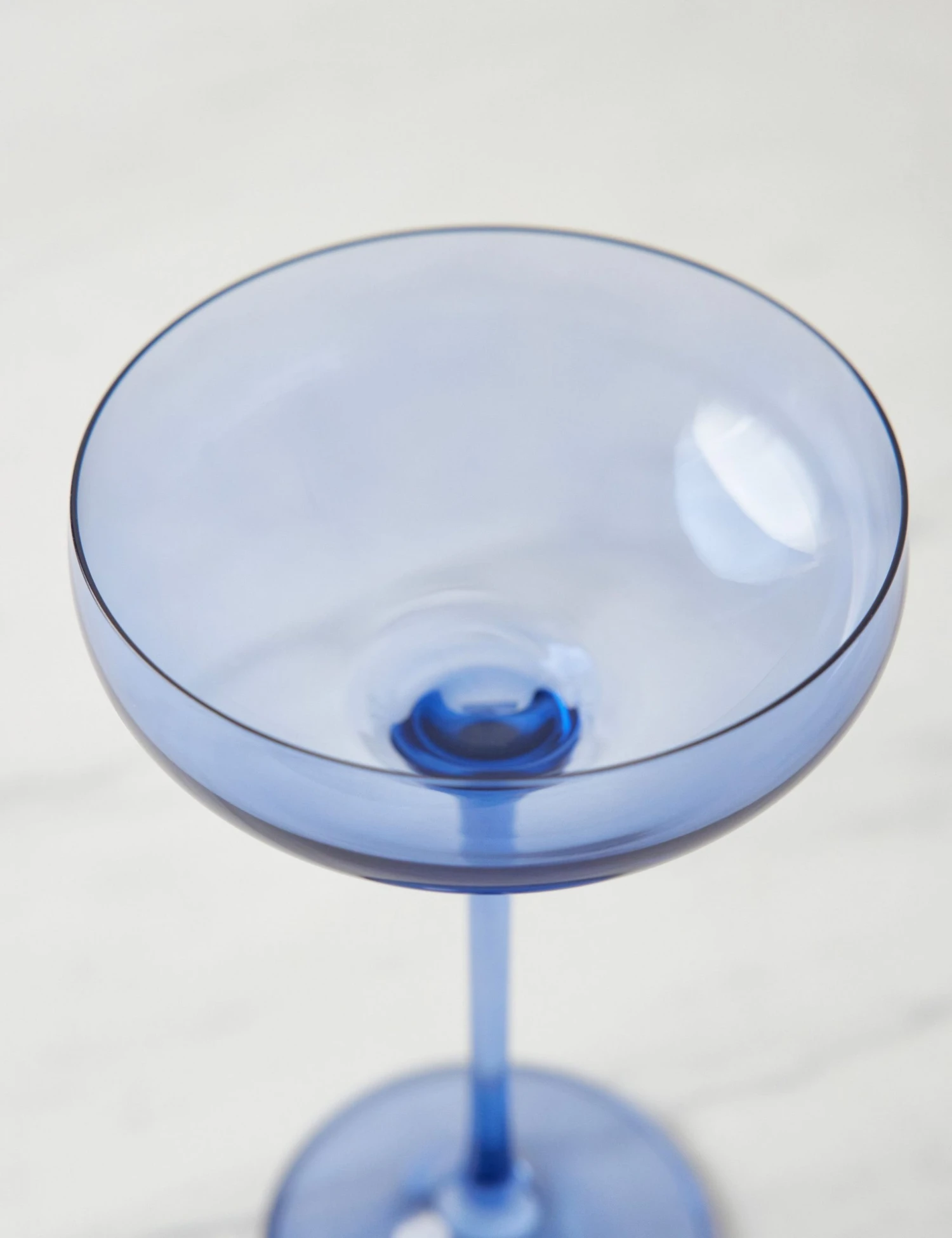 EstelleColoredGlassChampagneCoupes_Cobalt_Setof2_38.jpg Lulu And Georgia Curved + Rounded Estelle Champagne Coupes (Set Of 2)