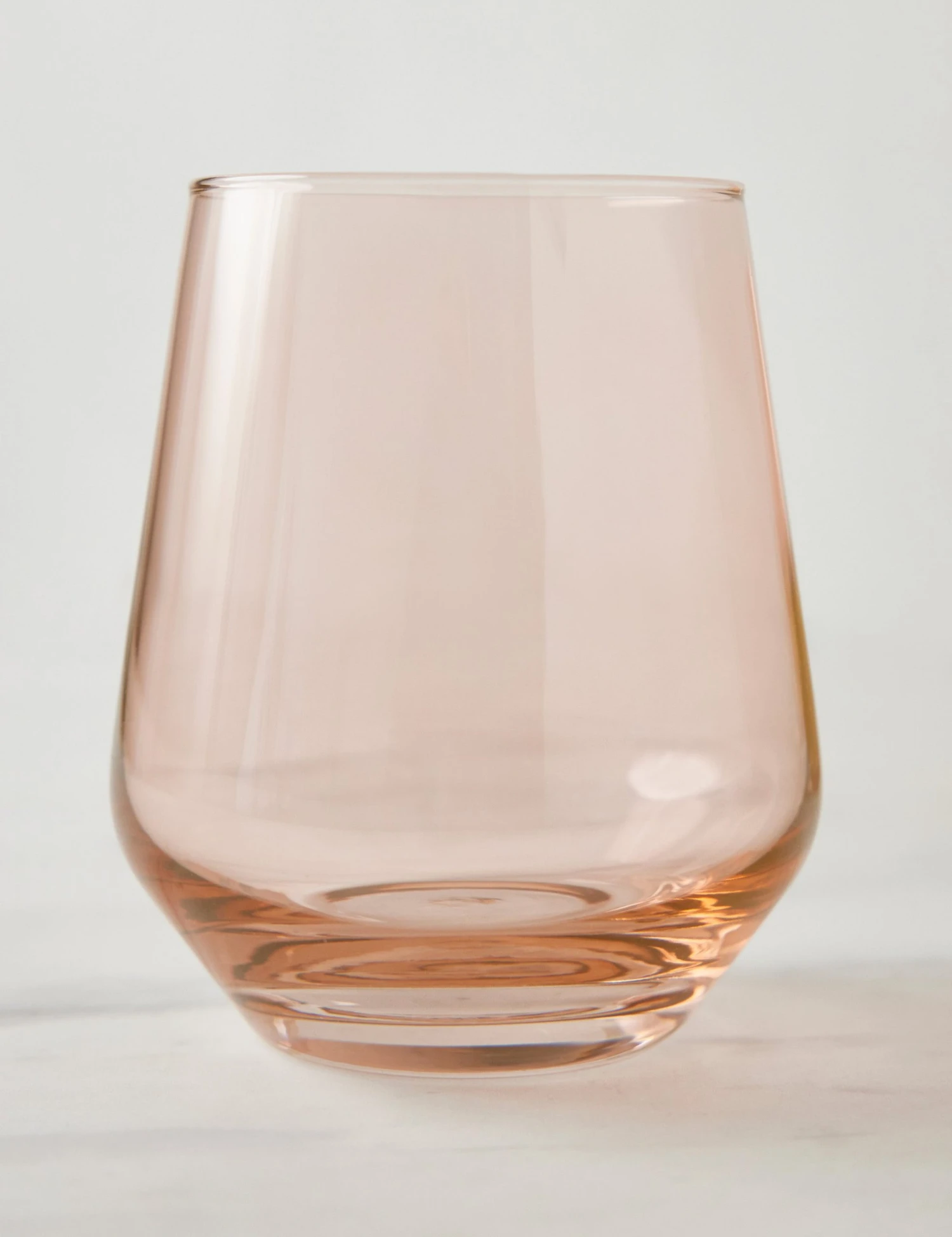 Lulu And Georgia Muted Pastels Estelle Stemless Wine Glass (Set Of 2)
