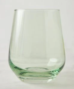 Lulu And Georgia Muted Pastels Estelle Stemless Wine Glass (Set Of 2)