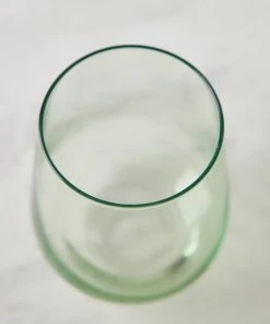 Lulu And Georgia Muted Pastels Estelle Stemless Wine Glass (Set Of 2)