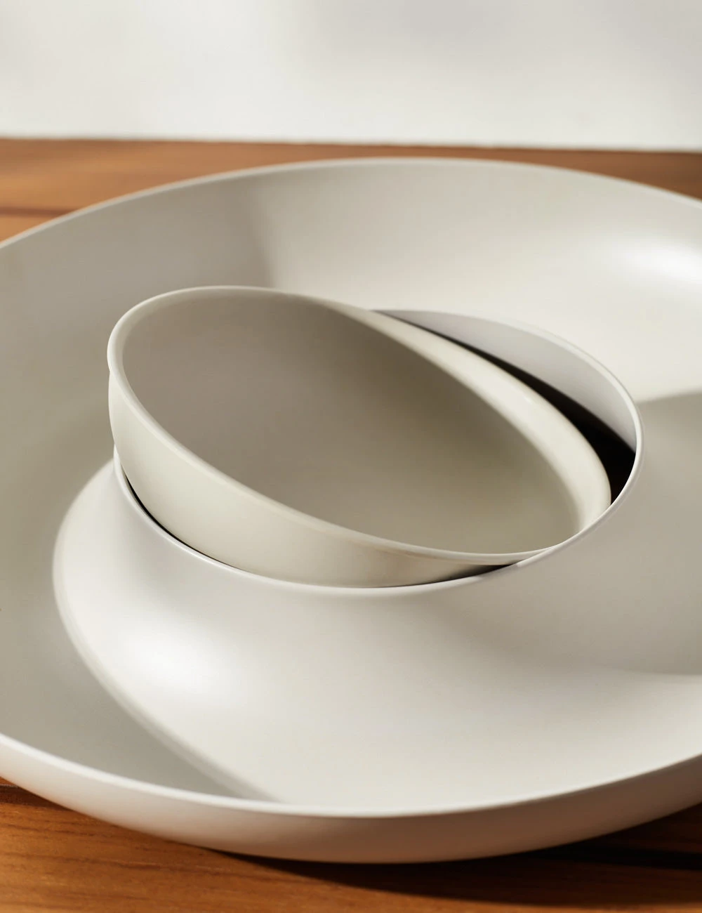 EttaChip_DipSet_Stone-3800.jpg Lulu And Georgia Etta Bamboo Chip + Dip Set By Ekobo Outdoor Collection