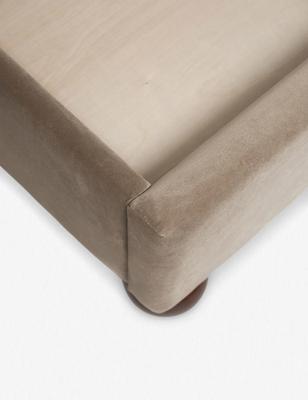 EvelynBed_Queen_Toffee_0756_6305396a-c744-472c-851f-dc4817fe591a.jpg Lulu And Georgia Artful Proportions Collection Evelyn Platform Bed