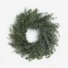 Lulu And Georgia Fresh Handmade Baby Blue Eucalyptus Wreath Mossy Greens