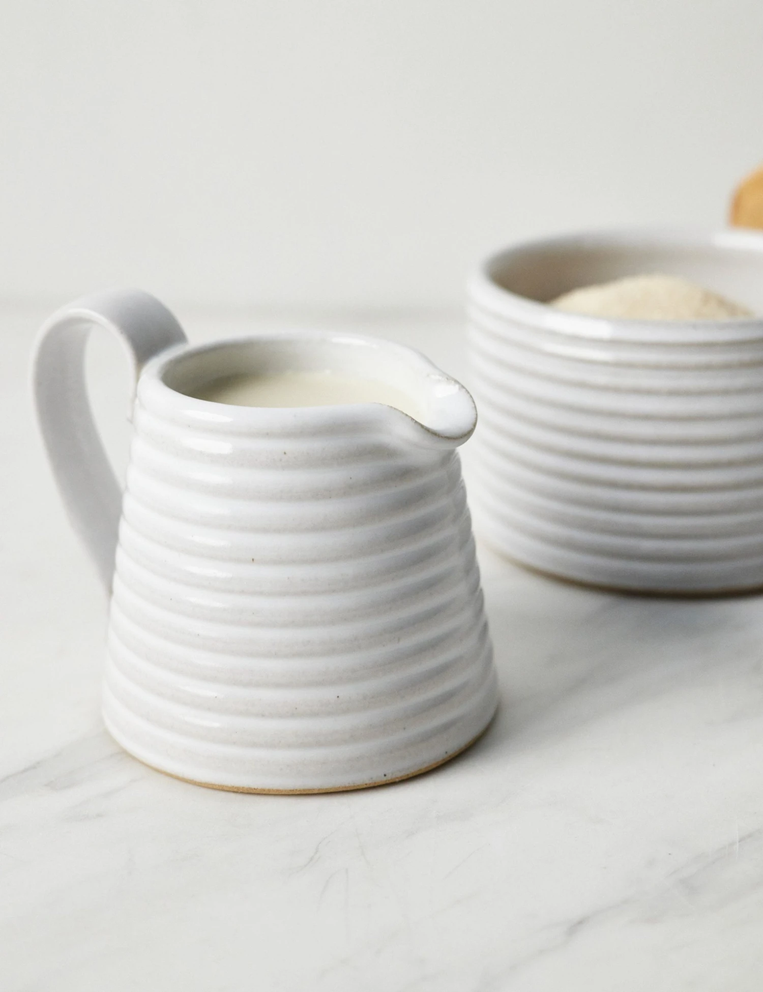 FarmhousePotteryHemlockSugarandCreamerSet_6199_226f495f-4531-489e-915e-07fce60eafea.jpg Lulu And Georgia Hemlock Sugar And Creamer Set By Farmhouse Pottery Kitchen + Dining