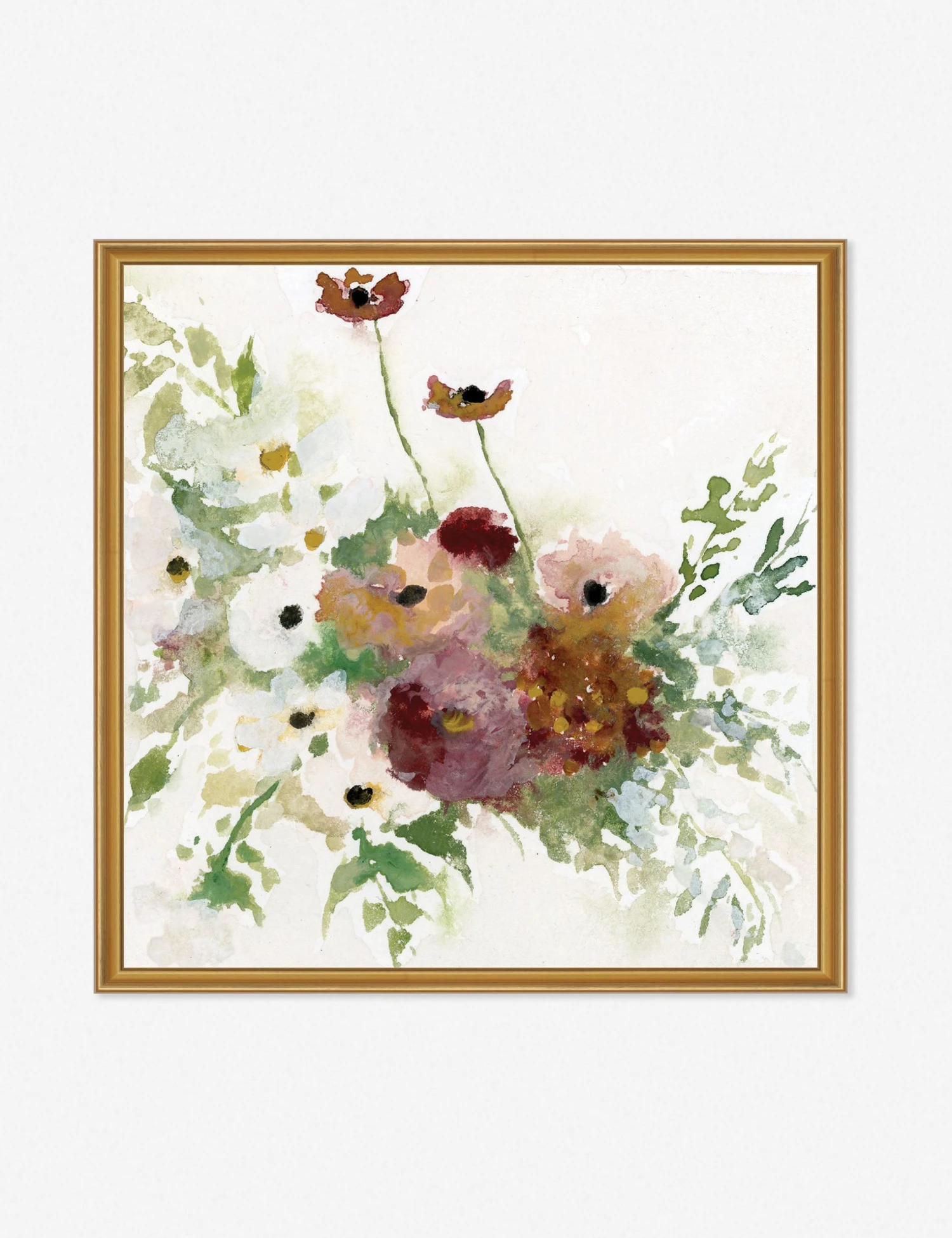 HannahWintersFleurGoldFrame.jpg Lulu And Georgia 'Fleurs' Print By Hannah Winters Walls