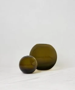 Lulu And Georgia Mossy Greens Hawkins New York Aurora Sphere Vase