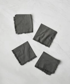 Lulu And Georgia Hawkins New York Essential Cotton Cocktail Napkins (Set Of 4)