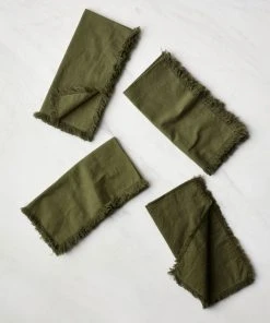 Lulu And Georgia Hawkins New York Essential Cotton Dinner Napkins (Set Of 4)