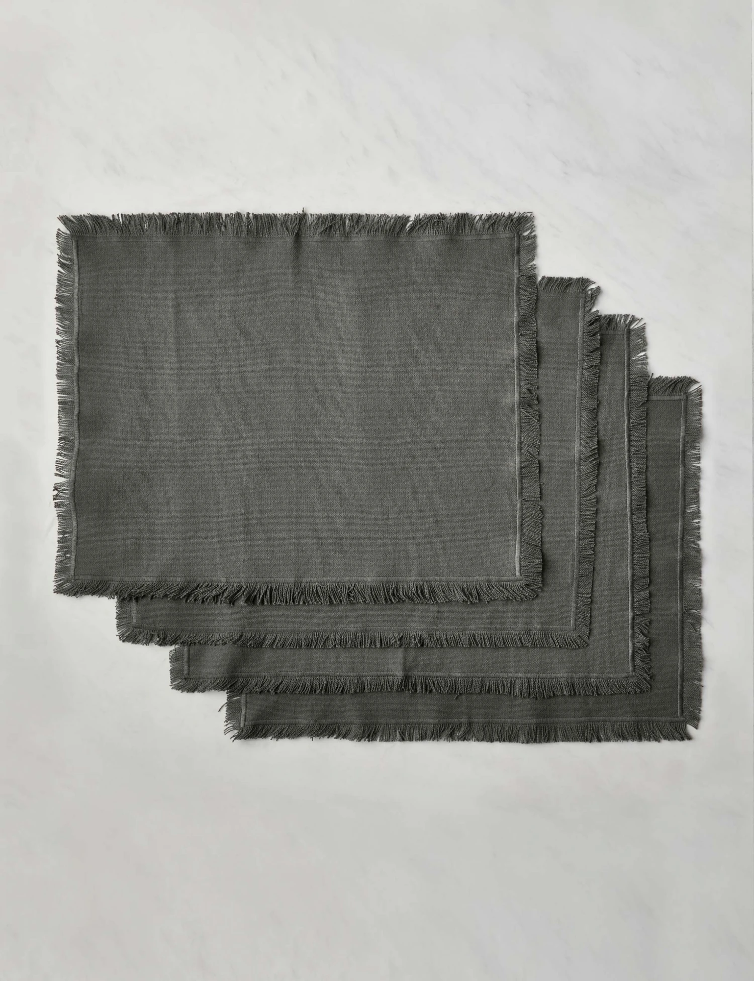 HawkinsNewYorkEssentialSetof4CottonPlacemats_Grey_6341.jpg Lulu And Georgia Hawkins New York Essential Cotton Placemats (Set Of 4)