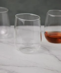 Lulu And Georgia Kitchen + Dining Organic Stemless Wine Glasses (Set Of 4) By Hawkins New York 2 Lulu And Georgia Kitchen + Dining Organic Stemless Wine Glasses (Set Of 4) By Hawkins New York