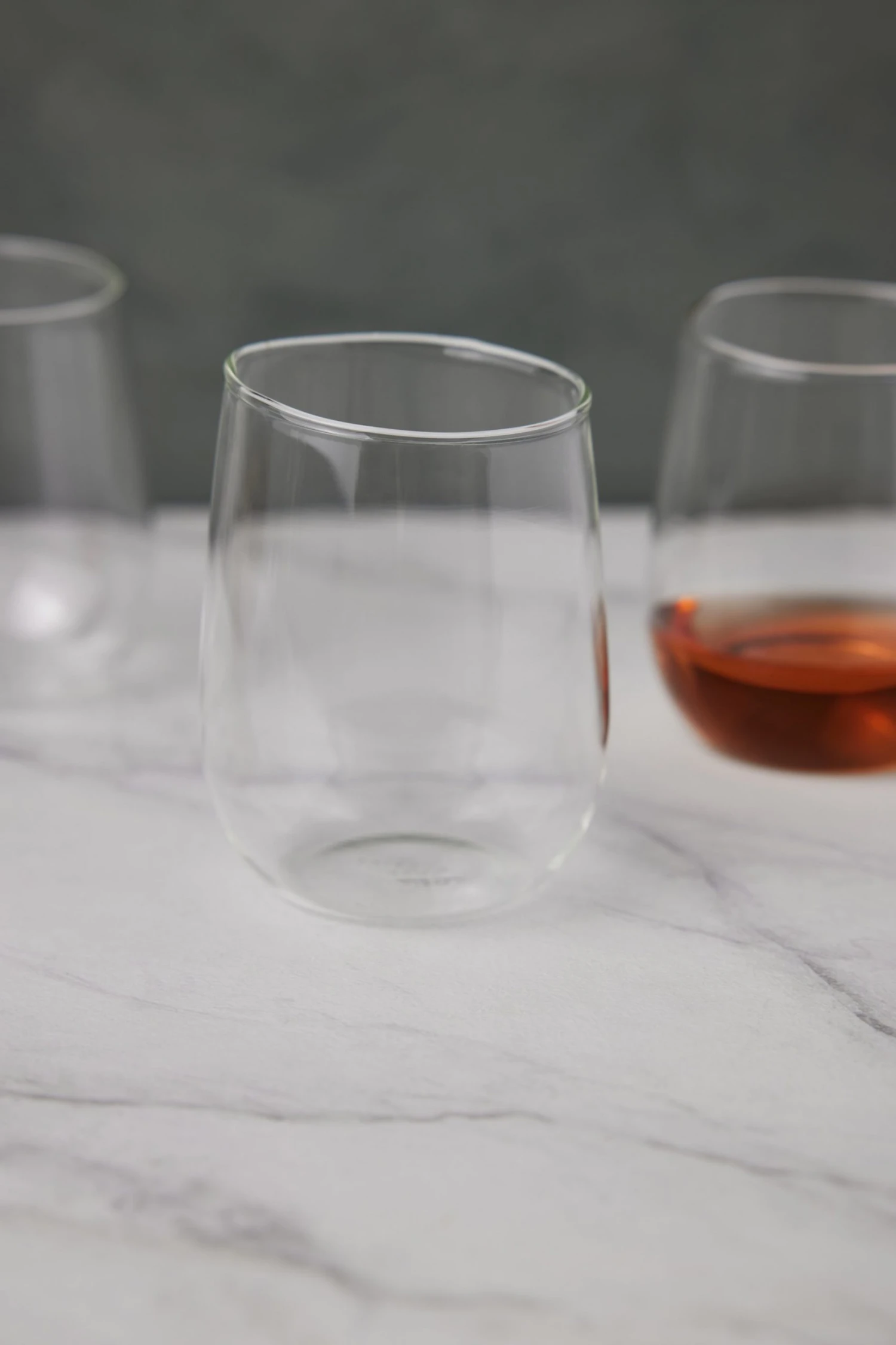 HawkinsNewYorkRecycledGlassTumbler_Large_Setof4_0108.jpg Lulu And Georgia Kitchen + Dining Organic Stemless Wine Glasses (Set Of 4) By Hawkins New York