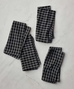 Lulu And Georgia Harrison Plaid Napkins (Set Of 4) By Heather Taylor Home Kitchen + Dining