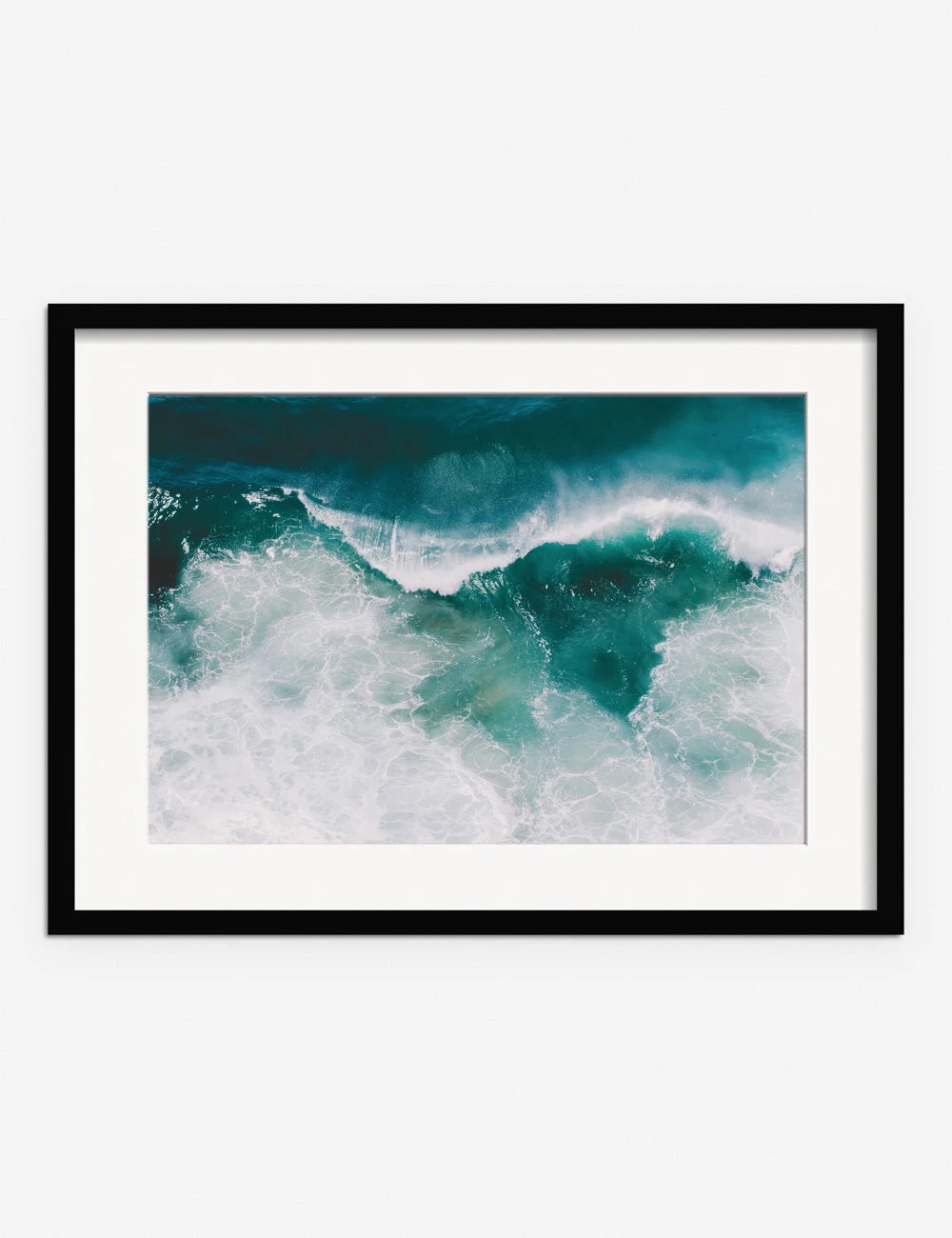 IngridCrashingWavesBlackframe.jpg Lulu And Georgia 'Crashing Waves' Photography Print By Ingrid Beddoes New