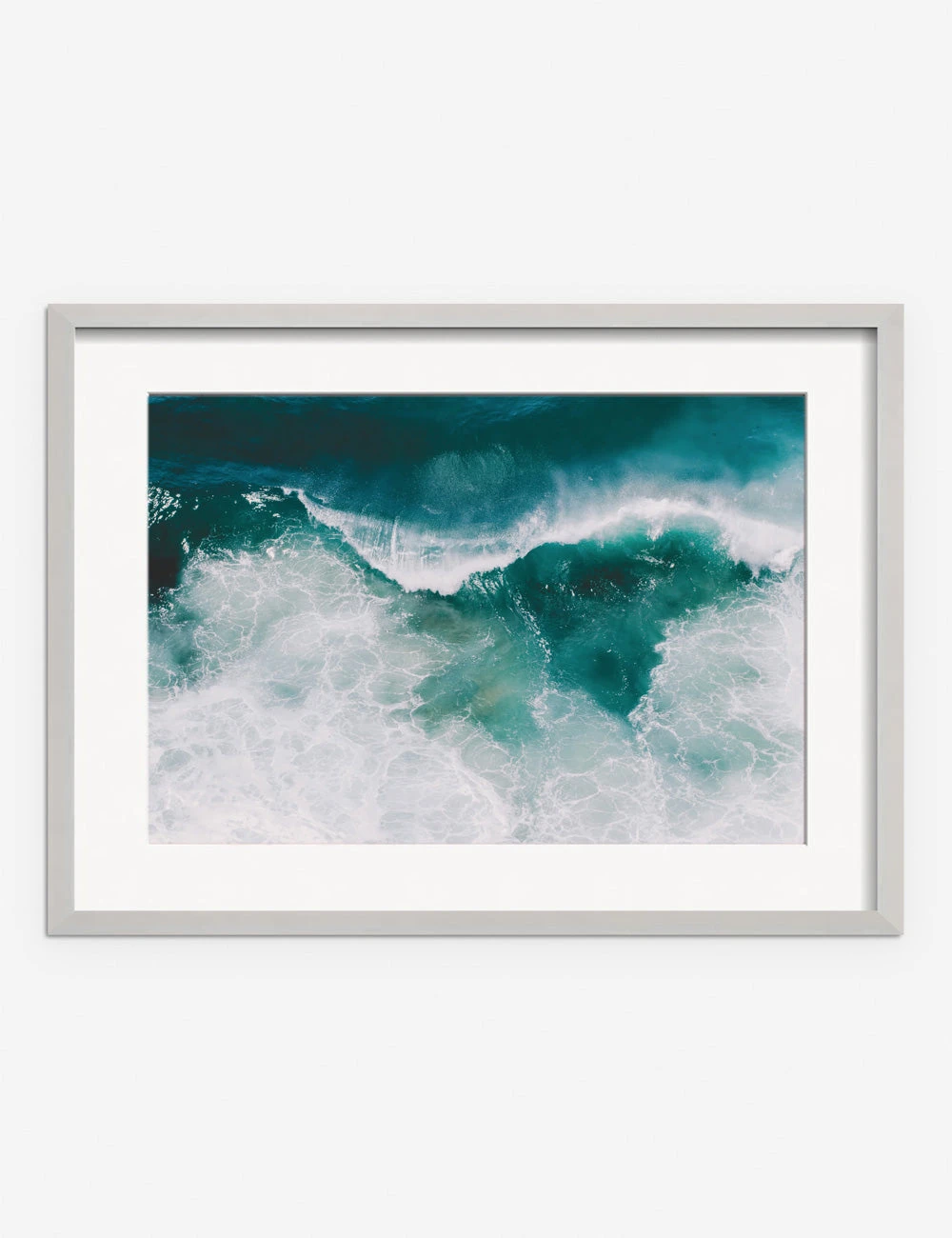 IngridCrashingWavesSilverframe.jpg Lulu And Georgia 'Crashing Waves' Photography Print By Ingrid Beddoes New