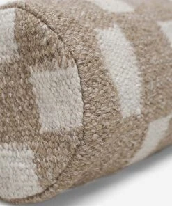 Lulu And Georgia Irregular Checkerboard Bolster Pillow By Sarah Sherman Samuel Sarah Sherman Samuel Collection