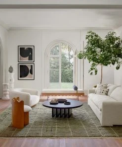 Lulu And Georgia Sarah Sherman Samuel Collection Pentwater Round Coffee Table By Sarah Sherman Samuel