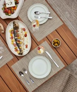 Lulu And Georgia Casafina Pacifica Oval Platter, Vanilla Artful Proportions Collection