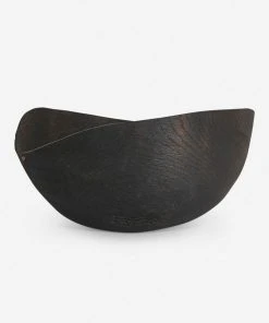 Lulu And Georgia New Korean White Oak Black Wave Bowl, Medium By Namu Home Goods