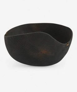 Lulu And Georgia New Korean White Oak Black Wave Bowl, Medium By Namu Home Goods