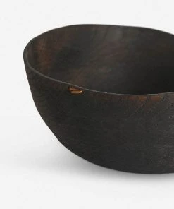 Lulu And Georgia New Korean White Oak Black Wave Bowl, Medium By Namu Home Goods