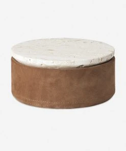 Lulu And Georgia Suede Box By Kristina Dam Studio