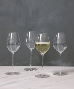 Lulu And Georgia Curved + Rounded Borough Champagne Tulip Glass (Set Of 4) By LSA International