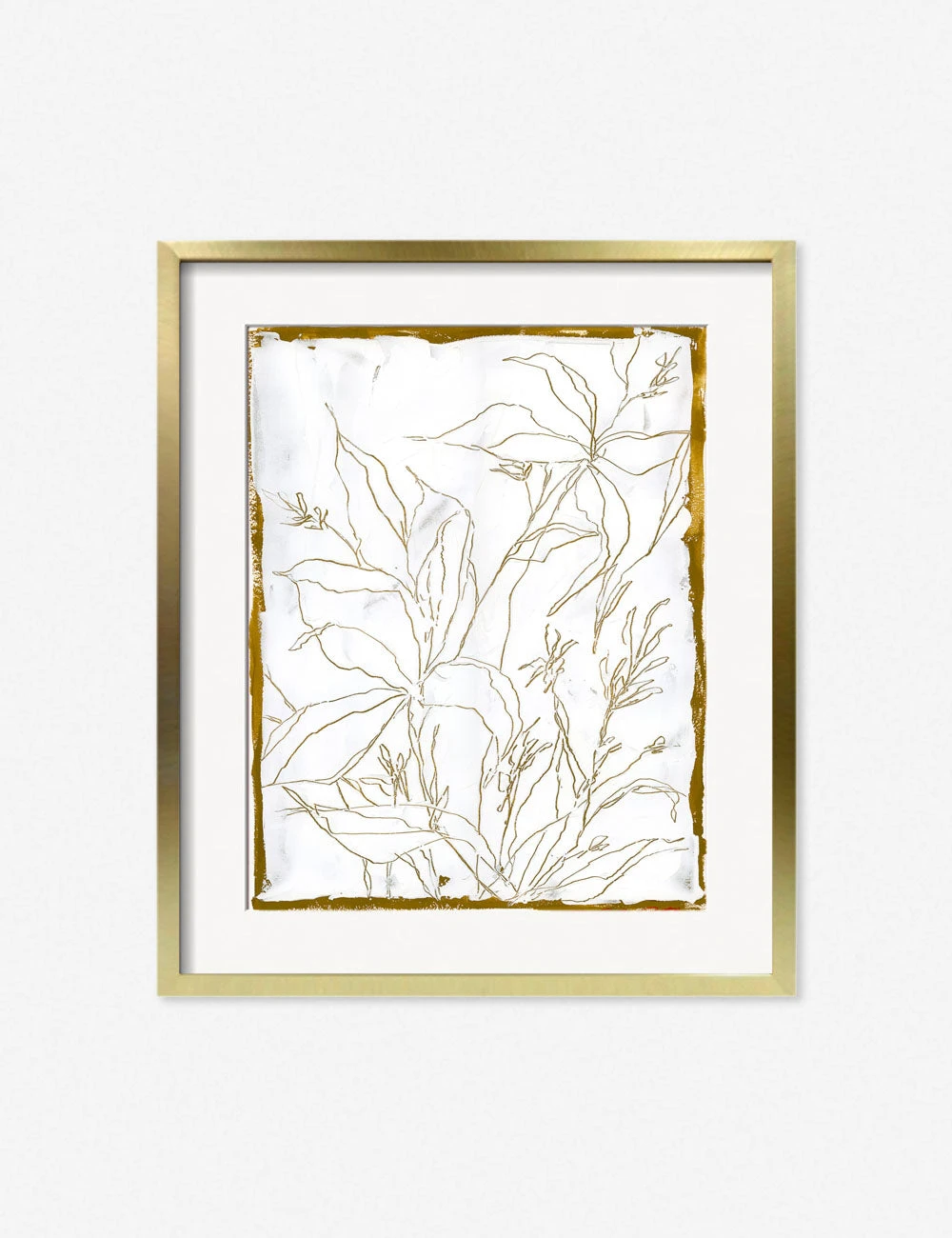 LaurelDawnLiliesGoldFrame.jpg Lulu And Georgia 'Lilies' Wall Art By Laurel-Dawn Latshaw