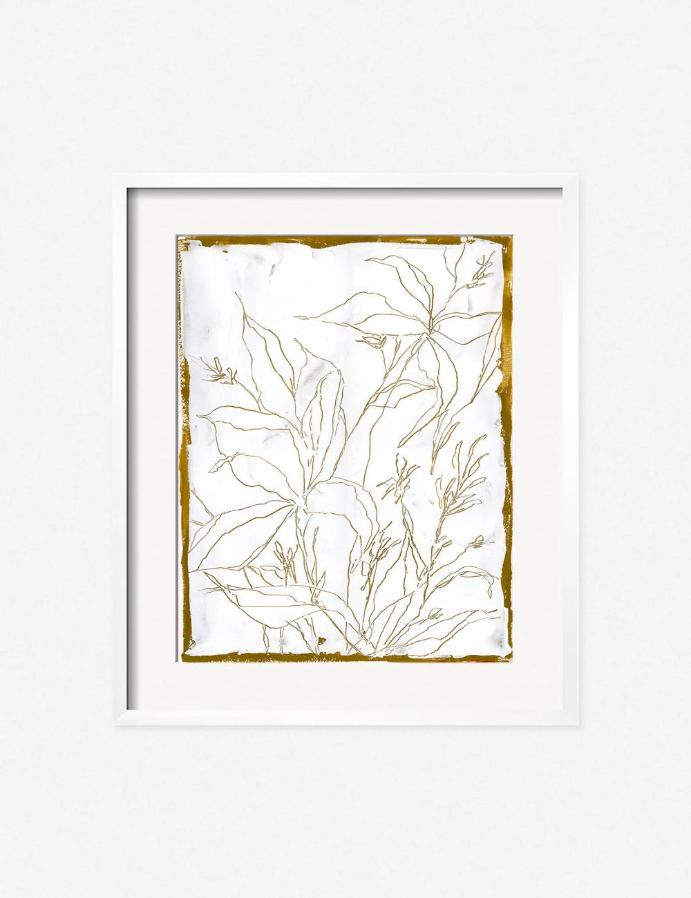 LaurelDawnLiliesWhiteFrame.jpg Lulu And Georgia 'Lilies' Wall Art By Laurel-Dawn Latshaw