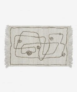 Lulu And Georgia Line Drawing Flatweave Rug By Sarah Sherman Samuel