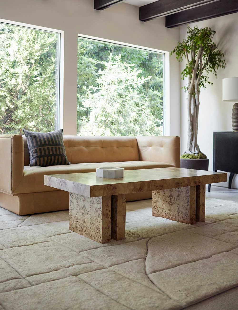 ME_2681-SITECROP.jpg Lulu And Georgia Brisa Burl Wood Coffee Table