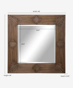 Lulu And Georgia Earth Tones Eleanora Mirror