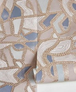 Lulu And Georgia Mosaic Wallpaper By Malene Barnett