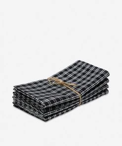 Lulu And Georgia Harrison Plaid Napkins (Set Of 4) By Heather Taylor Home Kitchen + Dining