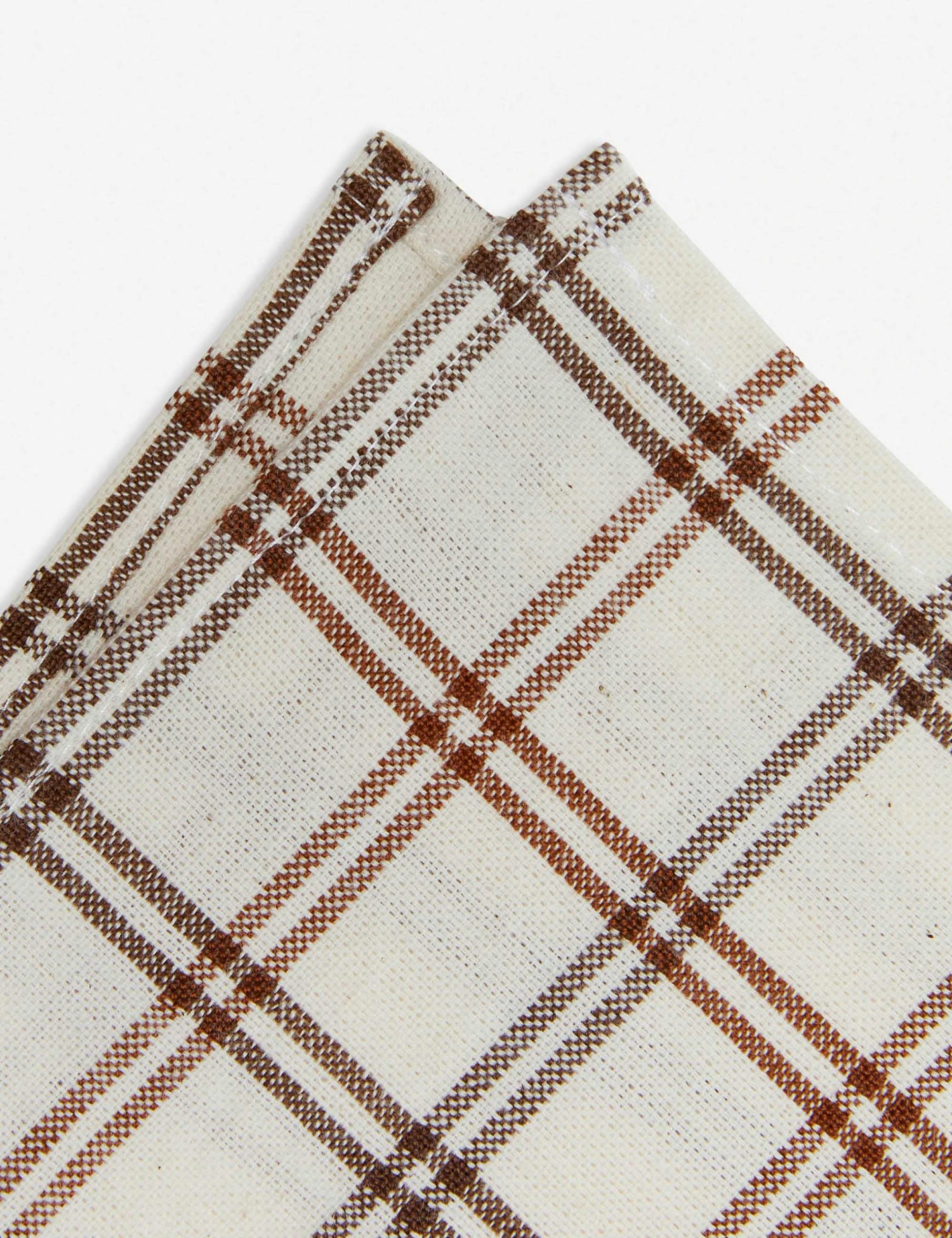 NAP_MPLD_NUT_2.jpg Lulu And Georgia Mayfair Plaid Napkins (Set Of 4) By Heather Taylor Home Kitchen + Dining