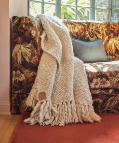 Lulu And Georgia Olema Handwoven Throw