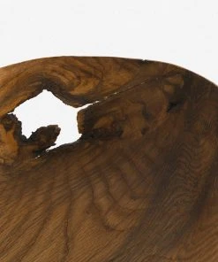 Lulu And Georgia New Oiled Ash Shallow Bowl With Hole By Namu Home Goods